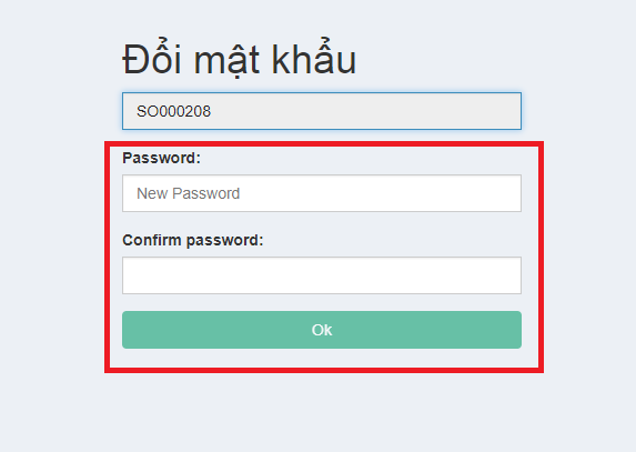 Điền mật khẩu mới cho tài khoản gwebbot kiểm tra thứ hạng từ khóa 